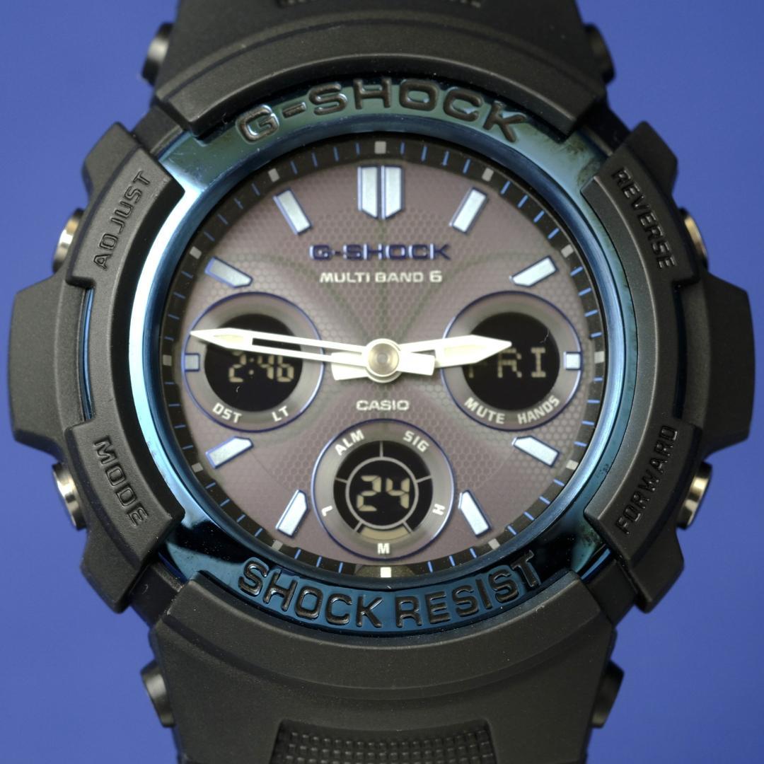 【綺麗】CASIO G-SHOCK AWG-M100A 電波ソーラー (199)