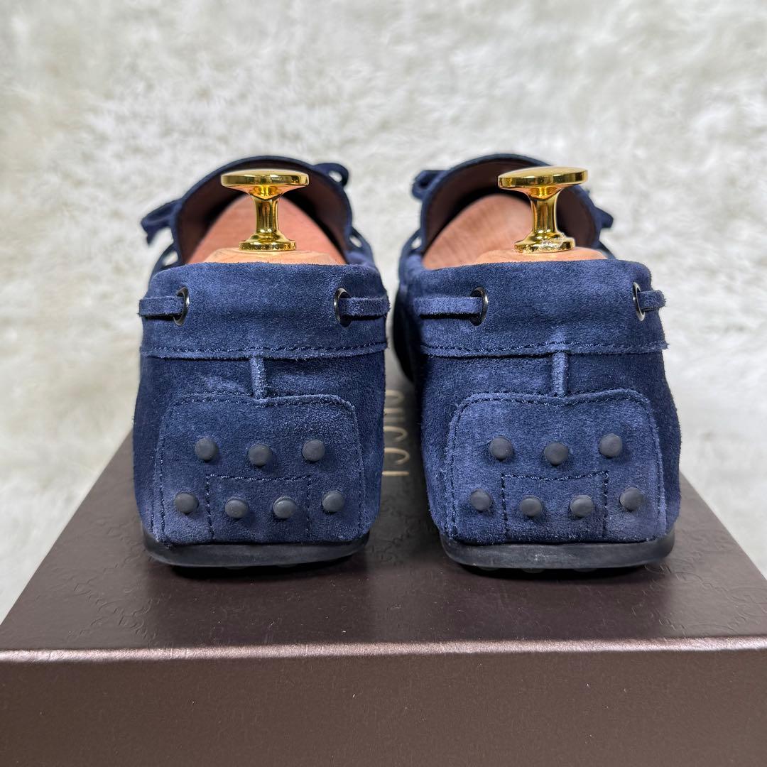 【Tod's】トッズ 8 ゴンミーニ ドライビングシューズ ブルー