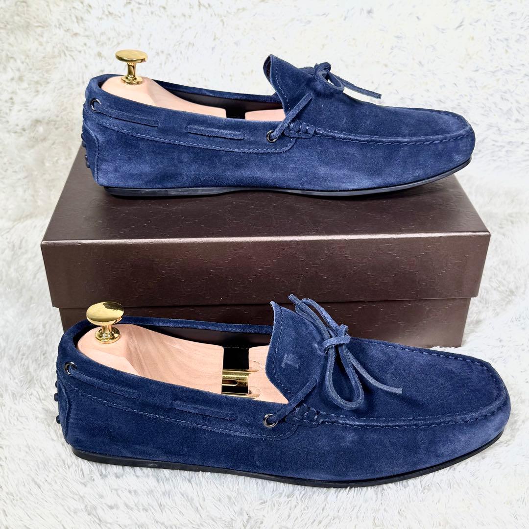 【Tod's】トッズ 8 ゴンミーニ ドライビングシューズ ブルー