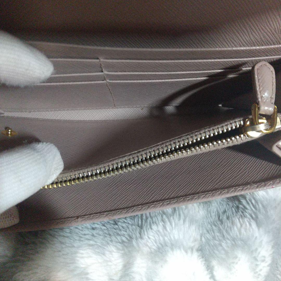 PRADA サフィアーノ リボン付き長財布