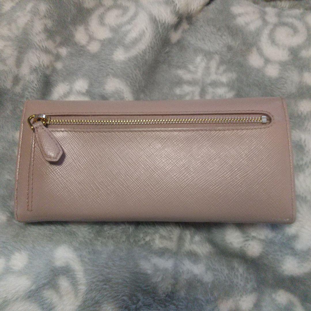 PRADA サフィアーノ リボン付き長財布