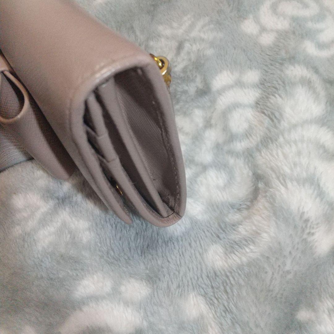 PRADA サフィアーノ リボン付き長財布