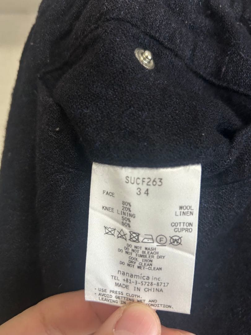 パンツ nanamica Wool Linen Work Pants 34