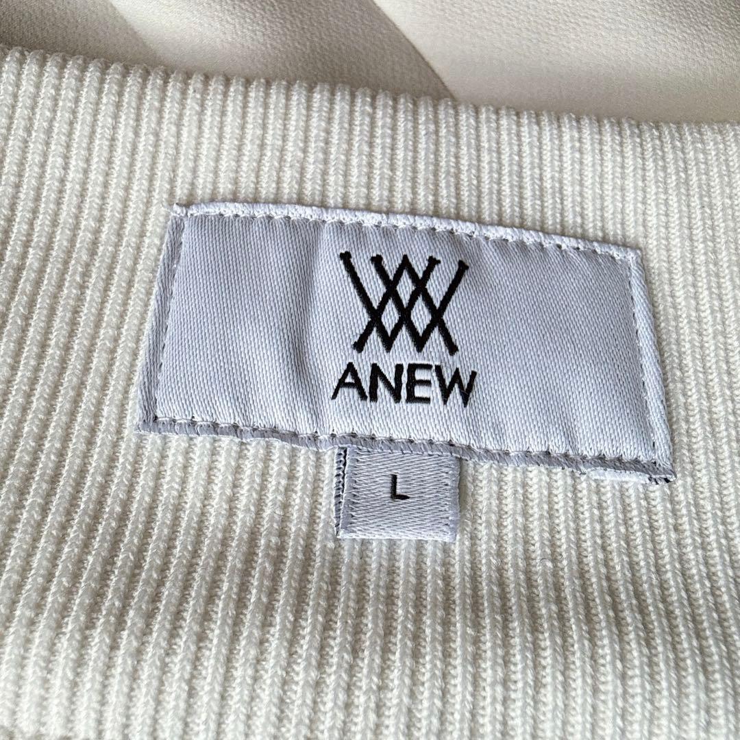 【アニューゴルフ】美品 プリーツスカート ホワイト Lサイズ レディース