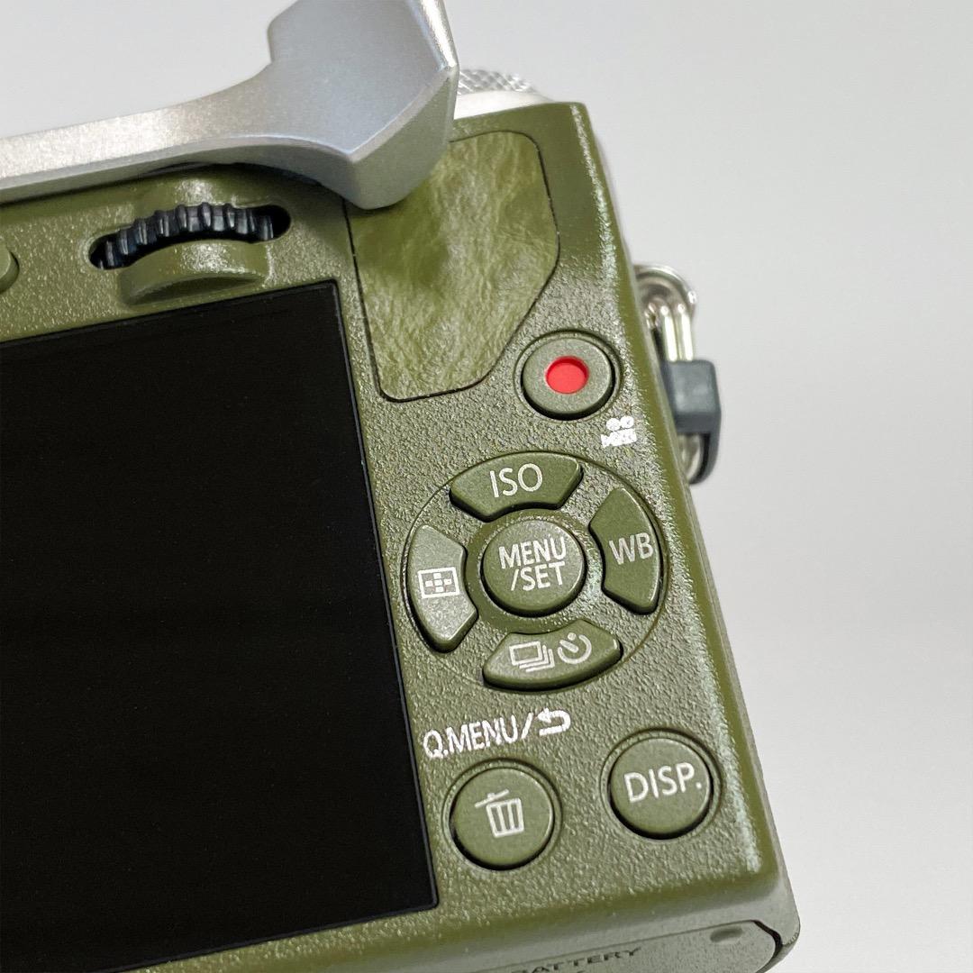 【美品】Lumix GM5 緑 Body / COTTA製サムレスト等 他付属