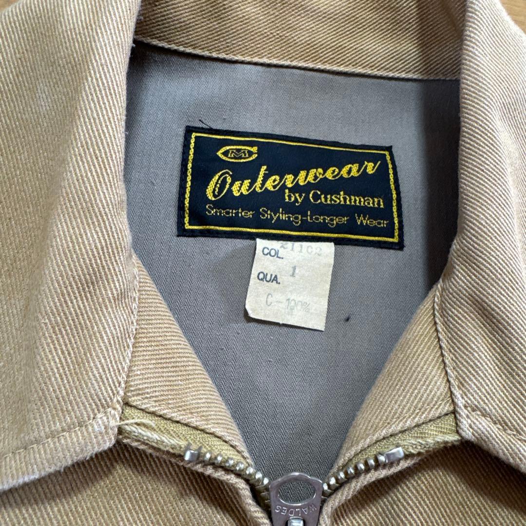 【3】Cushman ジャケット　ベージュ カバーオール C-7