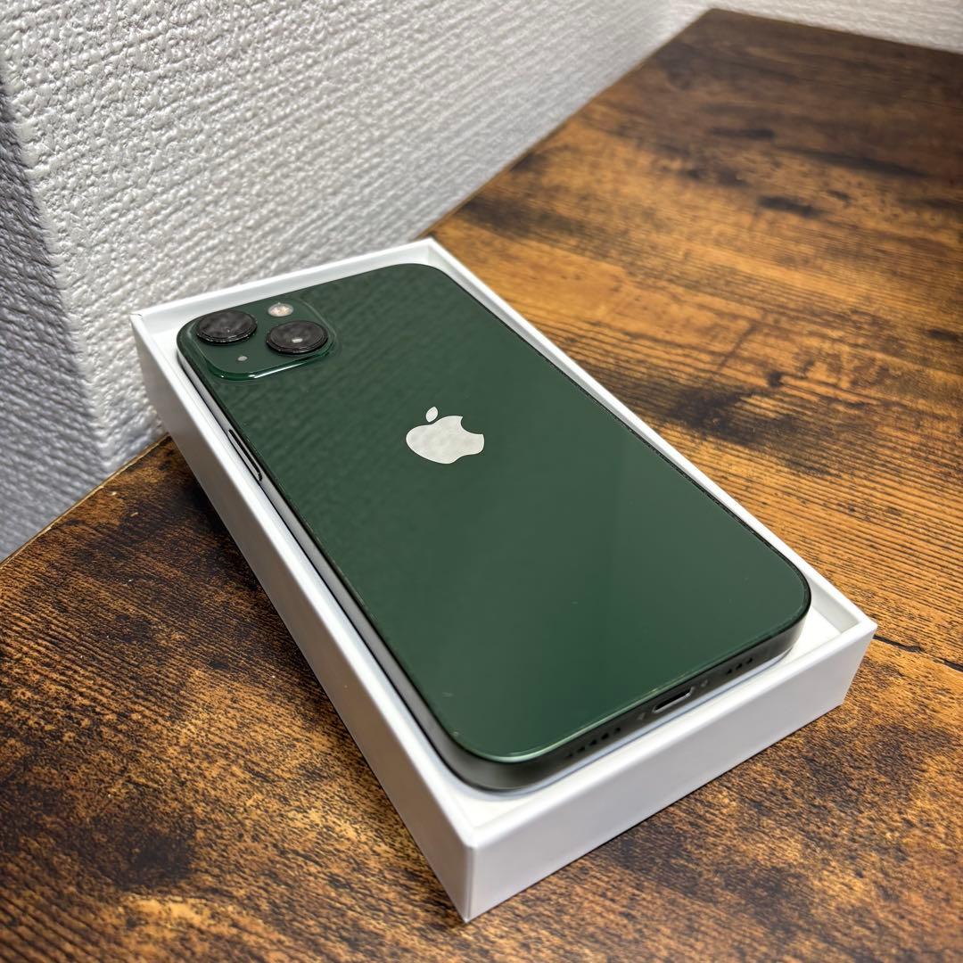 値下げ iPhone13 256GB グリーン Green SIMフリー 本体