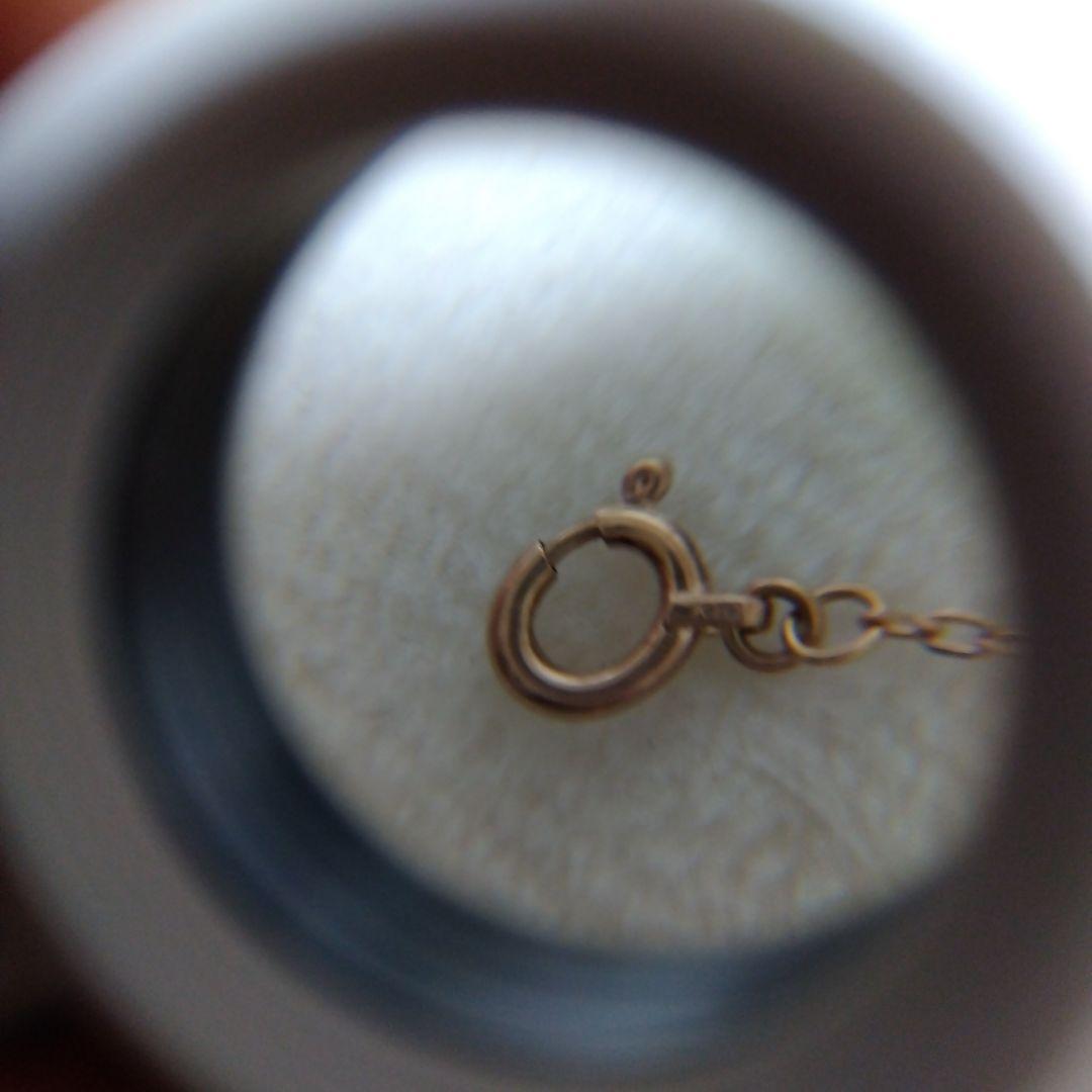 agete K10PG ハートモチーフネックレス 美品(お値下げ不可)