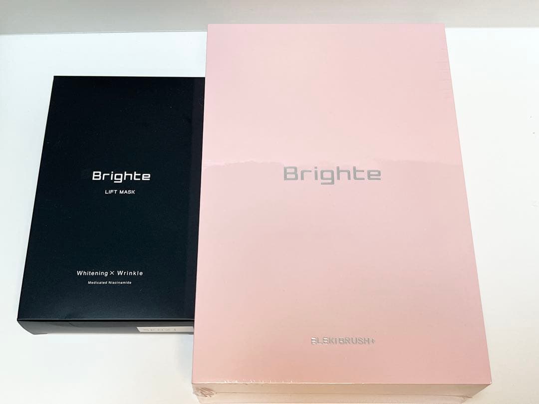 【未開封】Brighte EREKIBRUSH+ EMSピンク　リフトマスク5枚
