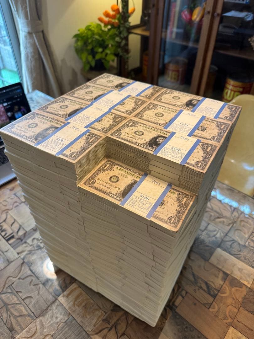 【正規店購入】SAINT MICHAEL セントマイケル スツール ドル札