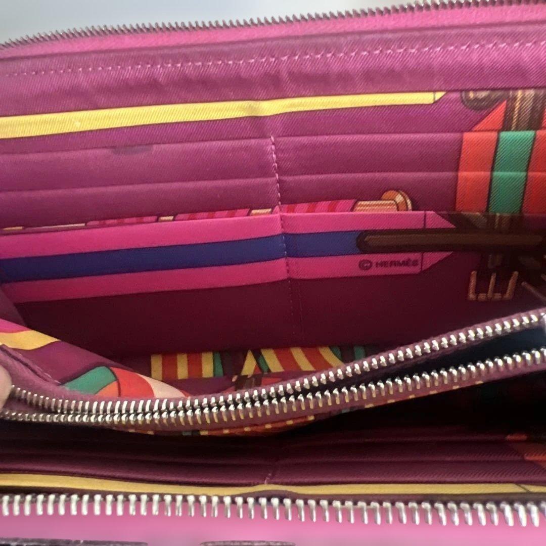 HERMESシルクインロング財布