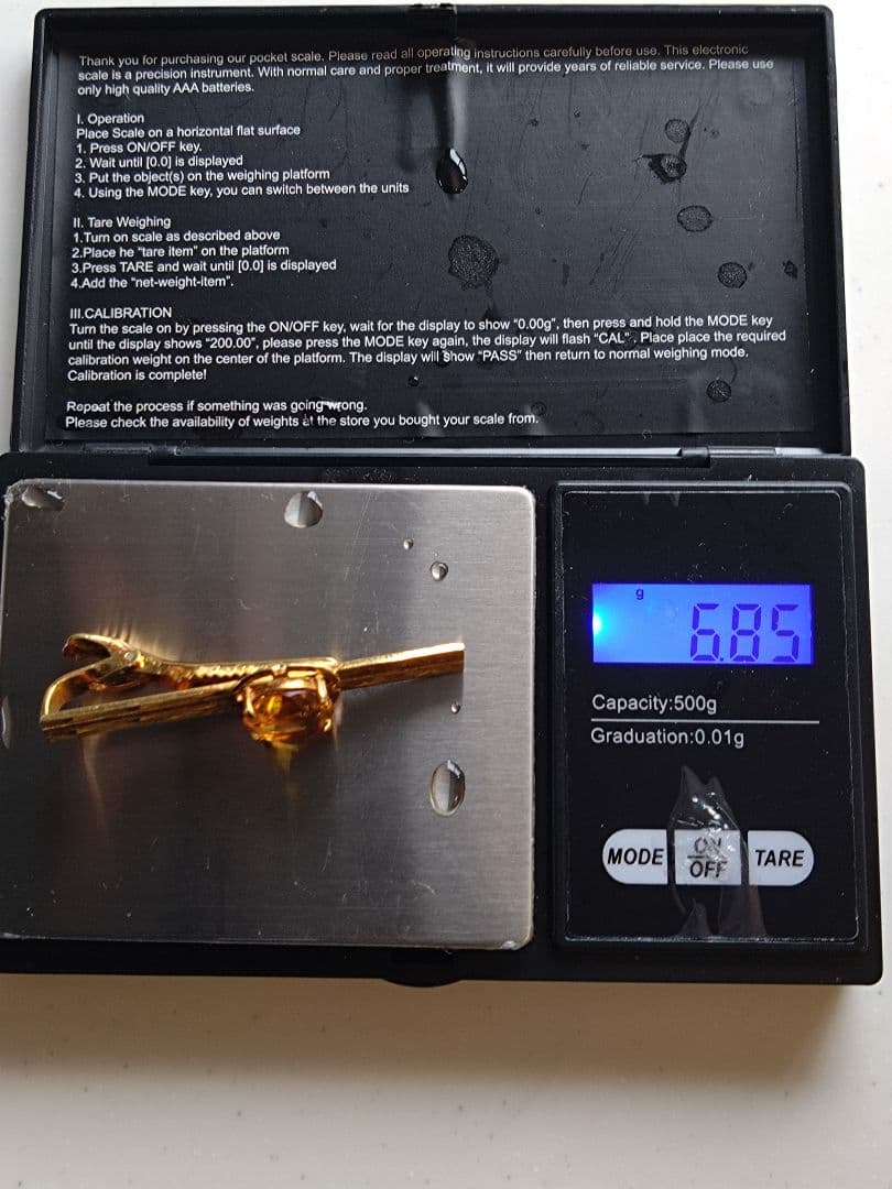 ゴールド ネクタイピン 18K