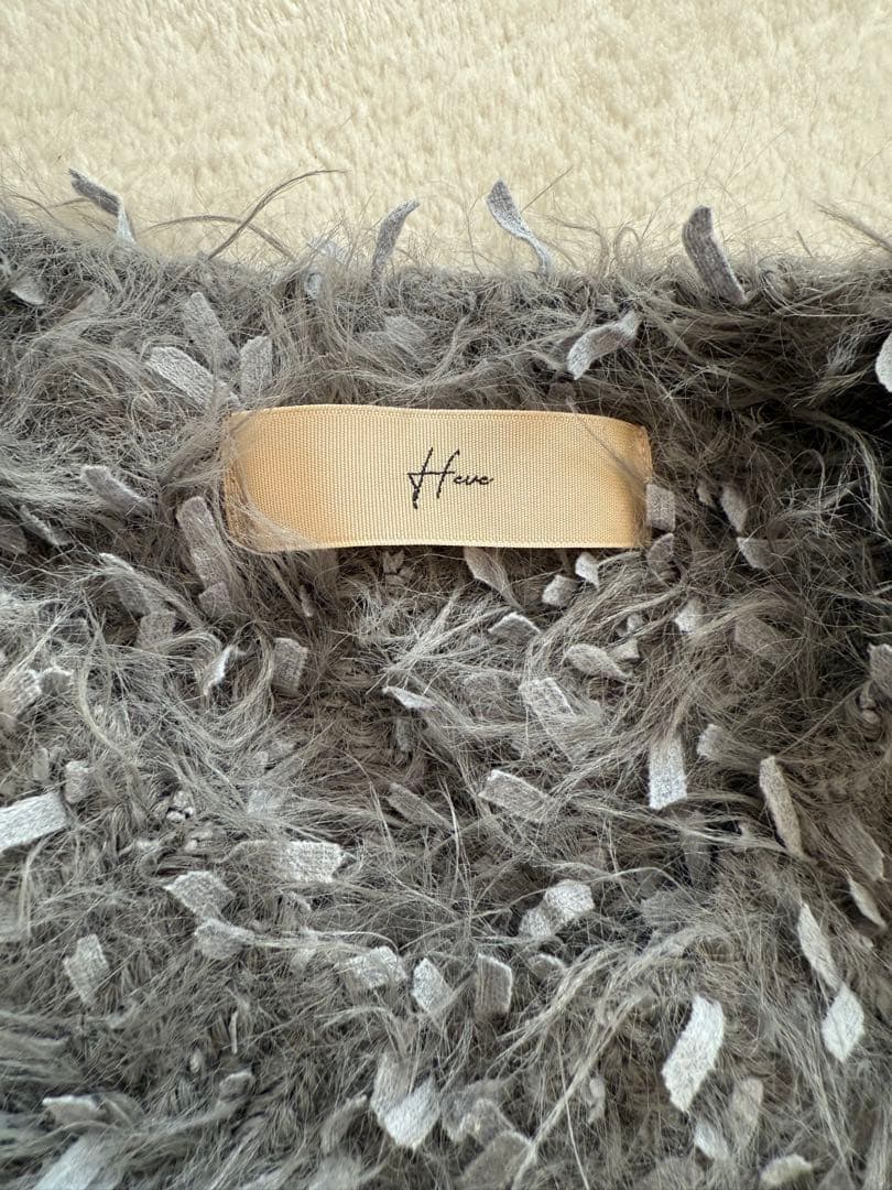 heve Tinker Knit gray ティンカーニット グレー ベスト