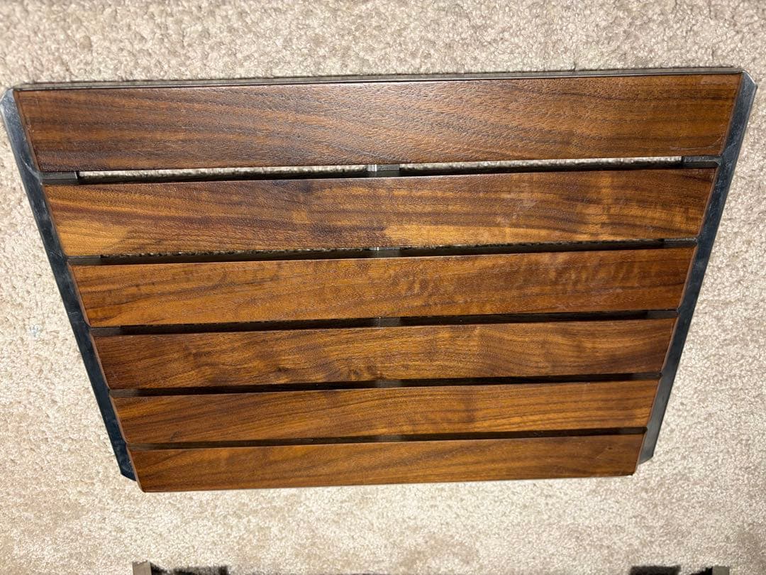 もいシェルコン25用、天板、スタンド。ウォルナット使用