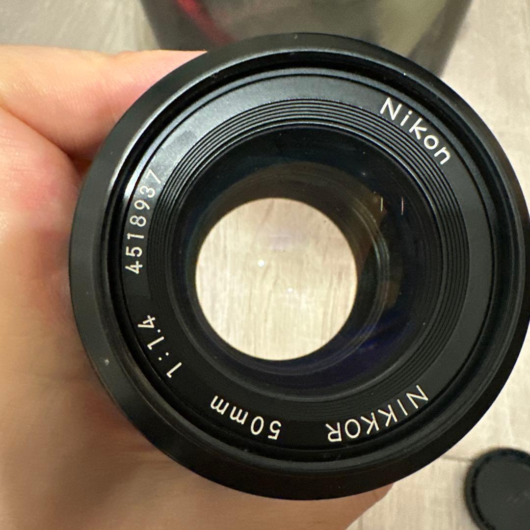 Nikon NIKKOR 50mm f/1.4 + NIK-NEXアダプター