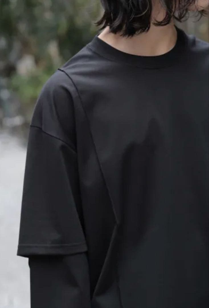 【美品】ssstein OVERSIZED LAYERED SLEEVE TEE