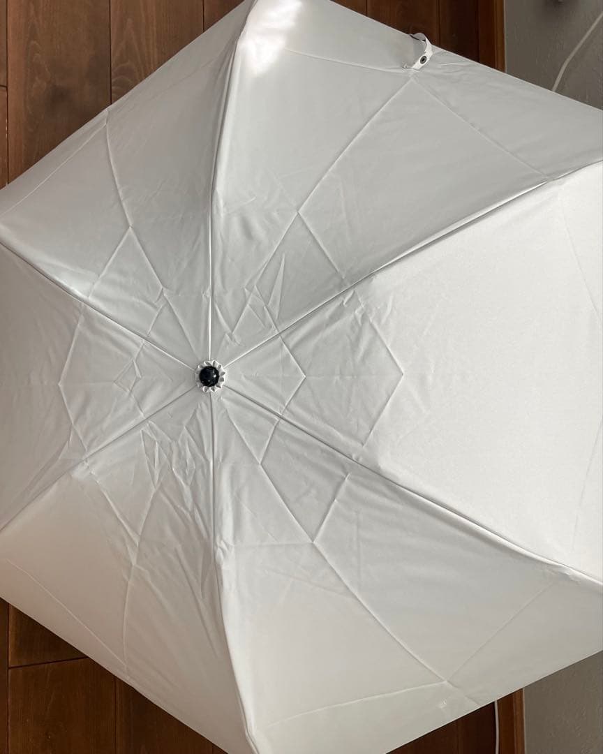 新品未使用　サンバリア100 3段折　ホワイト　完売中