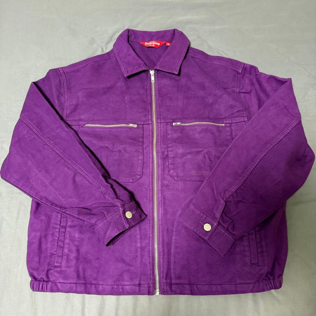 ジャケット・アウター Supreme Moleskin Work Jacket purple M