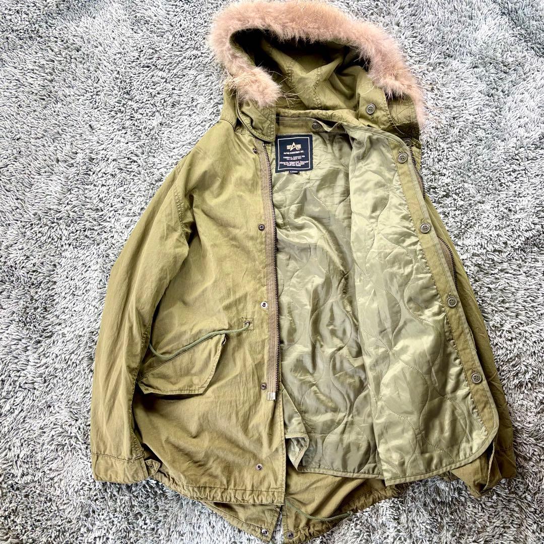 ALPHA モッズコート ALPHA INDUSTRIES m-51 軍