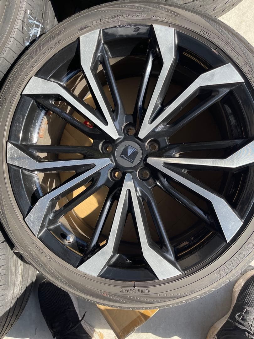 モデリスタホイール一式センターキャップ付き全てガリ傷修正済み修正跡少しあり