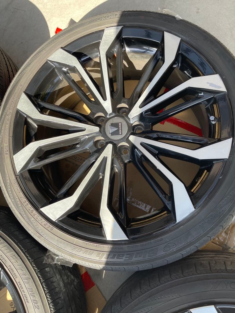 モデリスタホイール一式センターキャップ付き全てガリ傷修正済み修正跡少しあり