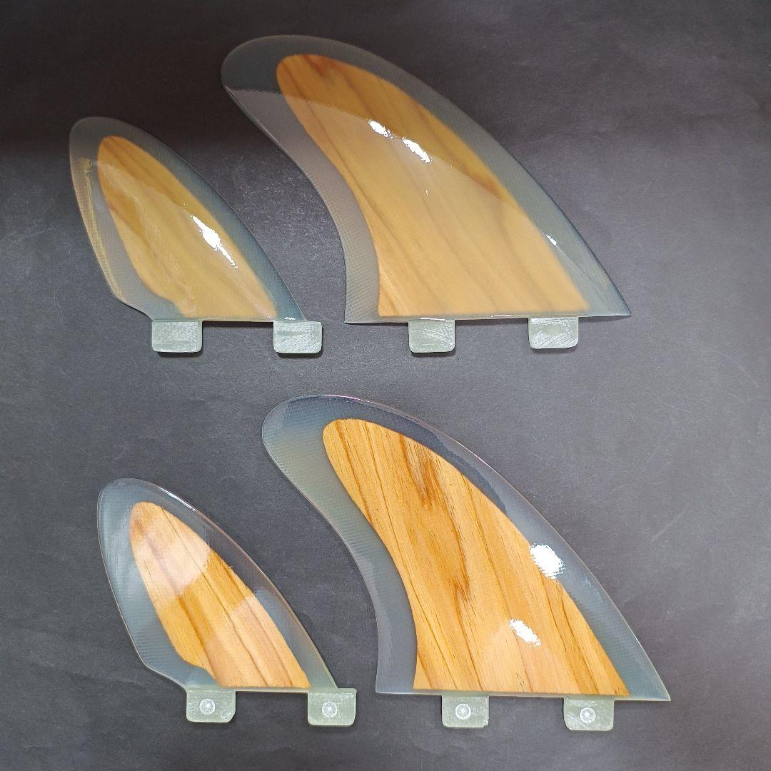 ウッドコア　クワッドフィン　FCS対応　ショートボード　ミッドレングス