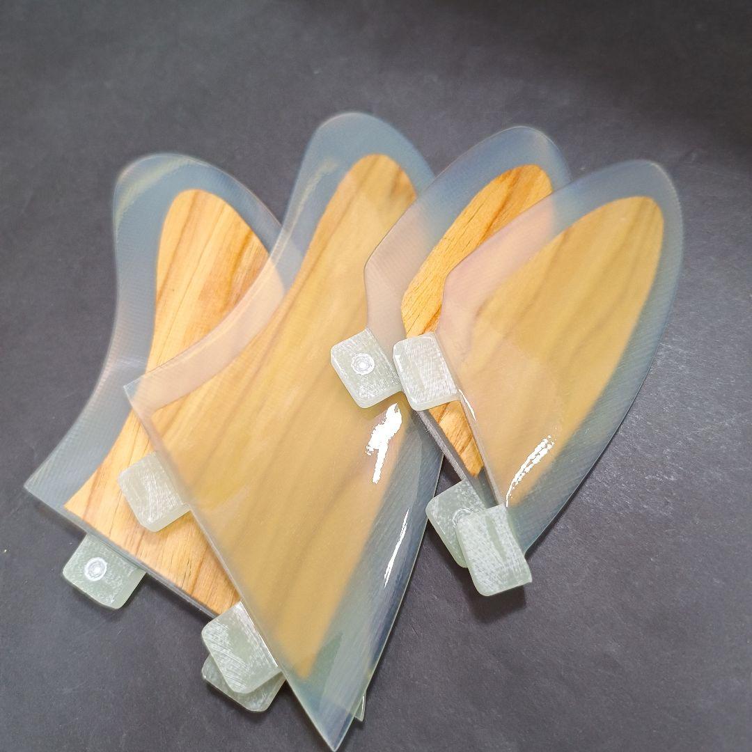 ウッドコア　クワッドフィン　FCS対応　ショートボード　ミッドレングス