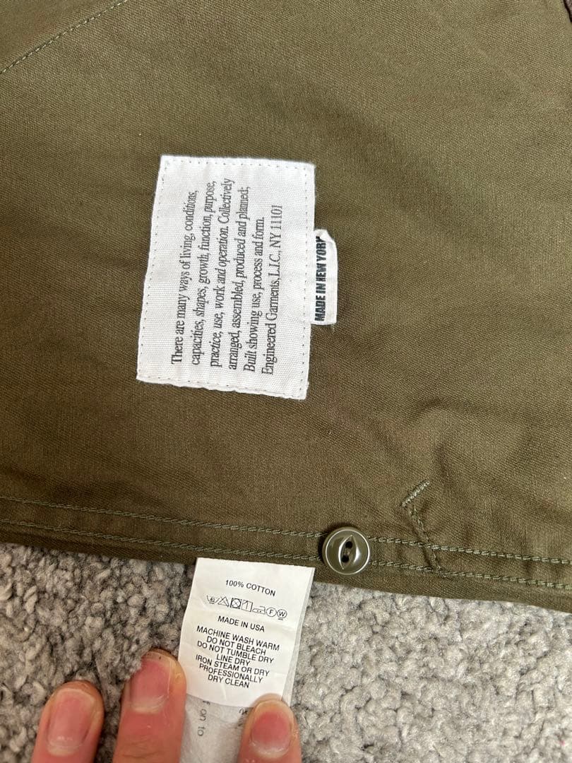 ジャケット・アウター engineeredgarments cagoul shirt