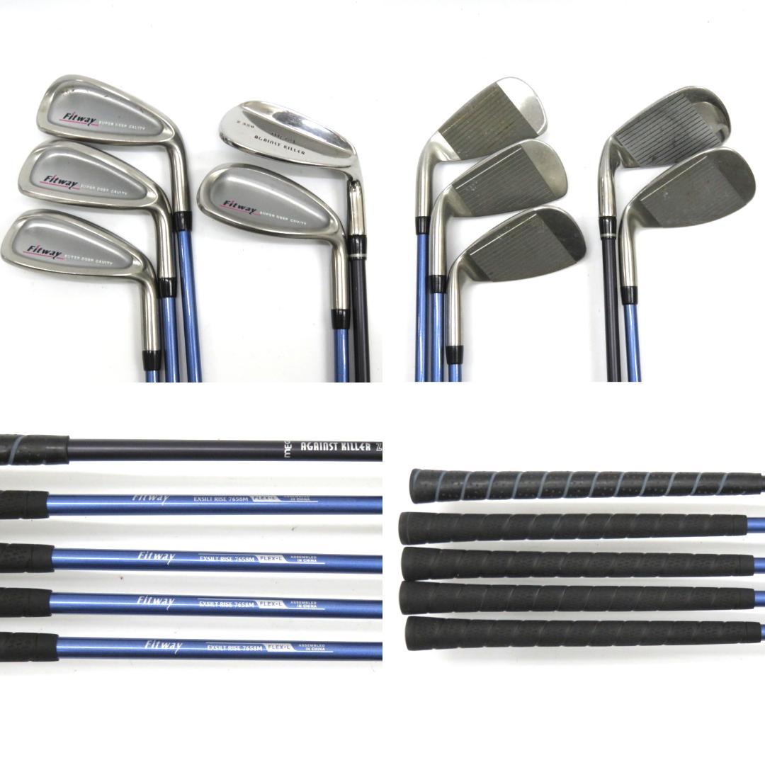 レディースゴルフセット Fit Way ハーフセット　キャディバッグ　右　8本