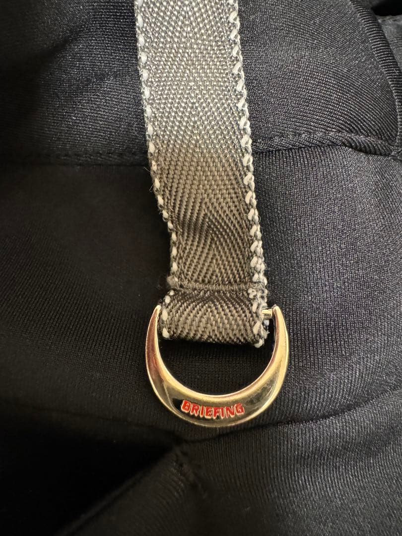 BRIEFING ブラックパンツ s サイドポケット付き