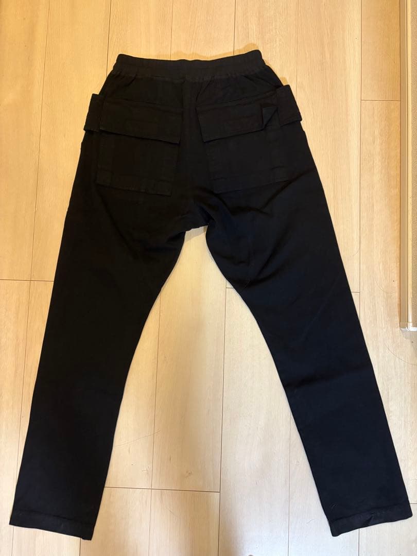 RICK OWENS DRKSHDWブラックカーゴパンツ