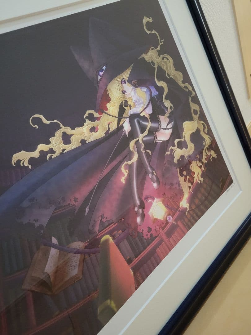 CARNELIAN　版画　「闇と帽子と本の旅人」直筆サイン入り