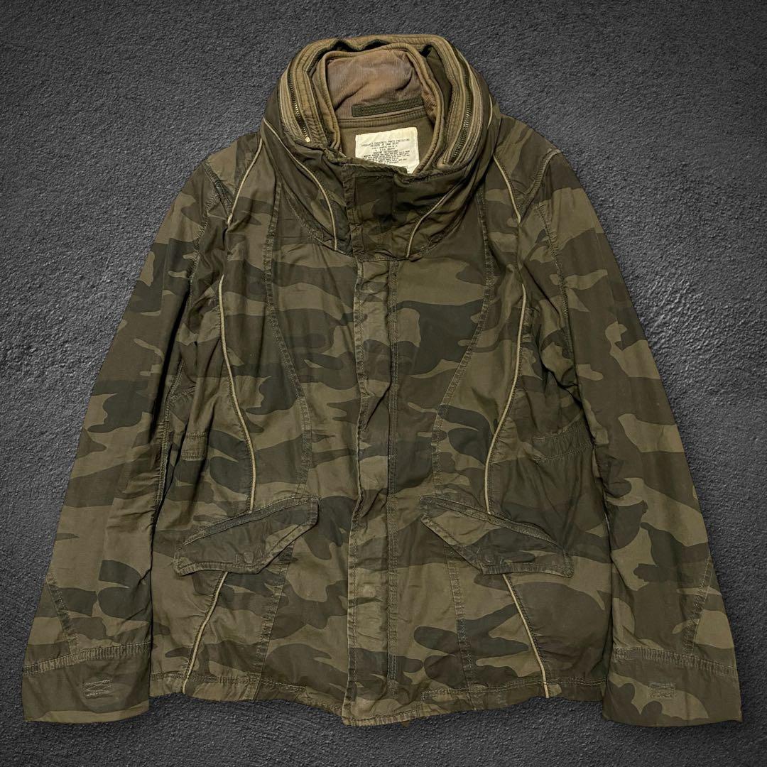 ジャケット・アウター goa camouflage big hooded bono jacket