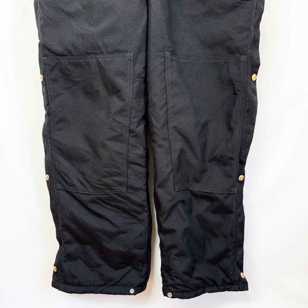Carhartt カーハート 中綿 つなぎ ビブオーバーオール ブラック S51