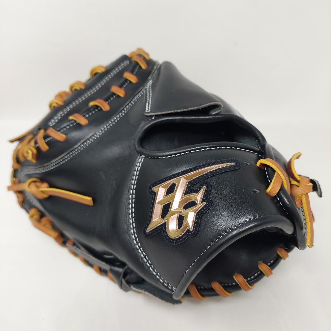 ハイゴールド 軟式キャッチャーミット 左投げ OKG-210M ブラック