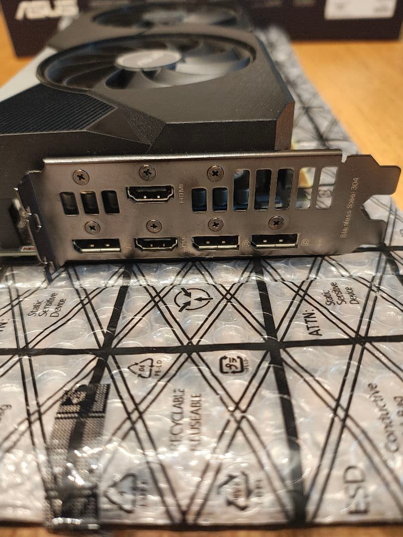 グラフィックボード・グラボ・ビデオカード ASUS DUAL RTX 3060 Ti O8G V2