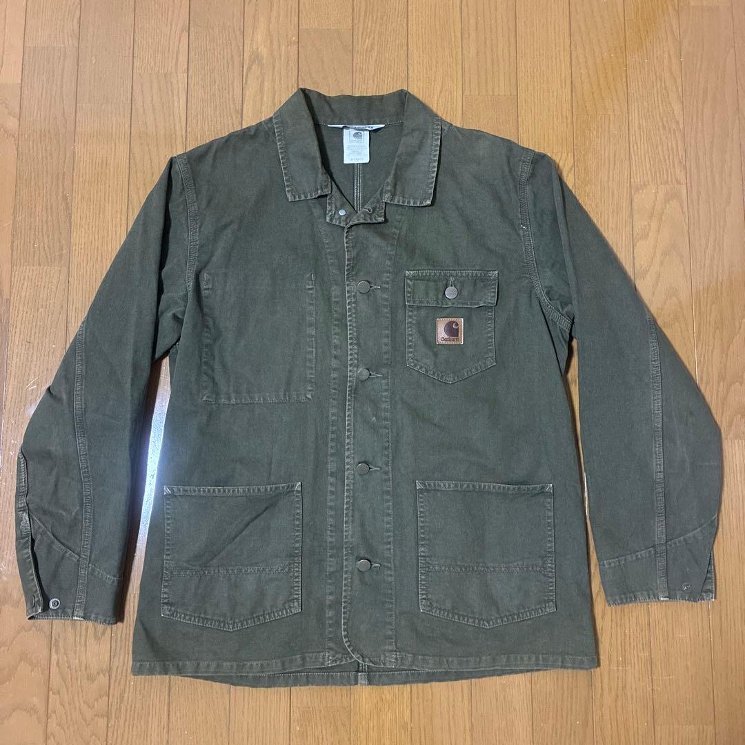 ★極美品★Carhartt カバーオール オリーブグリーン　希少サイズXL