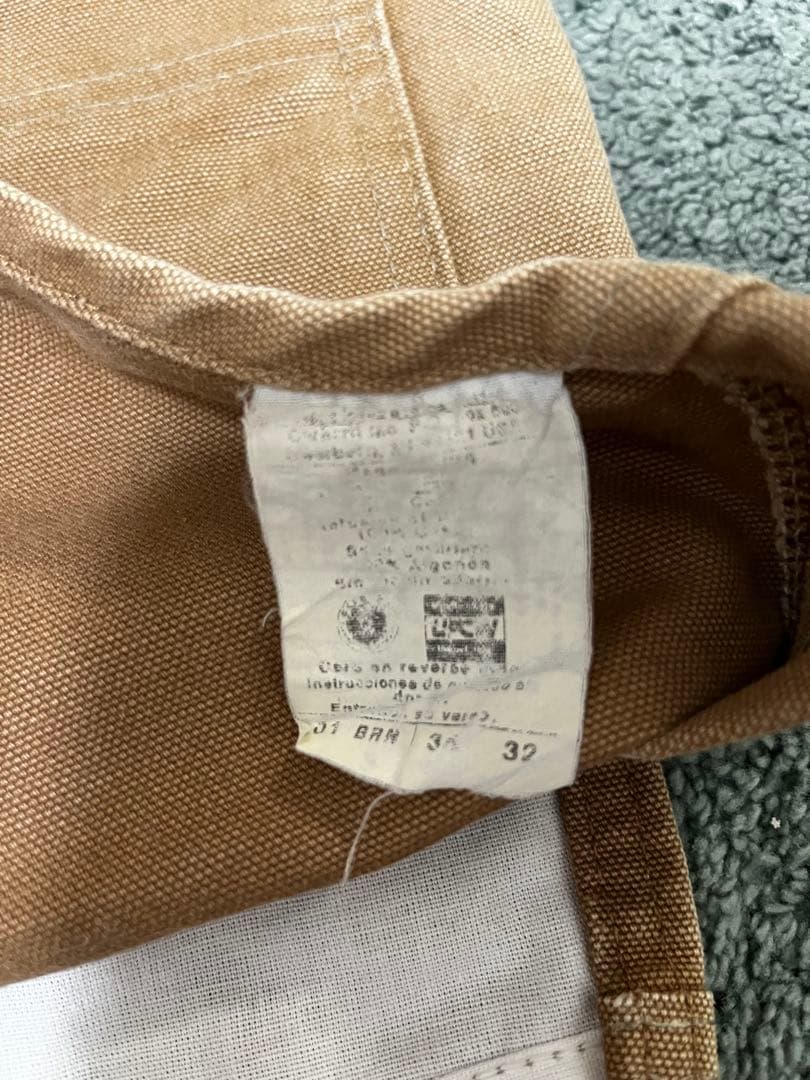 [USA製]Carhartt オーバーオール 実寸34×30