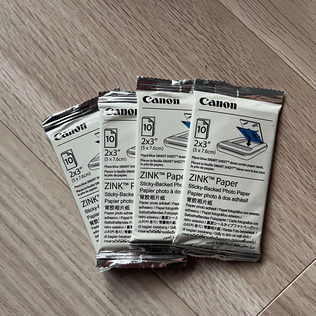 Canon inspic モバイルプリンター ZINKペーパー 、ケース 付き