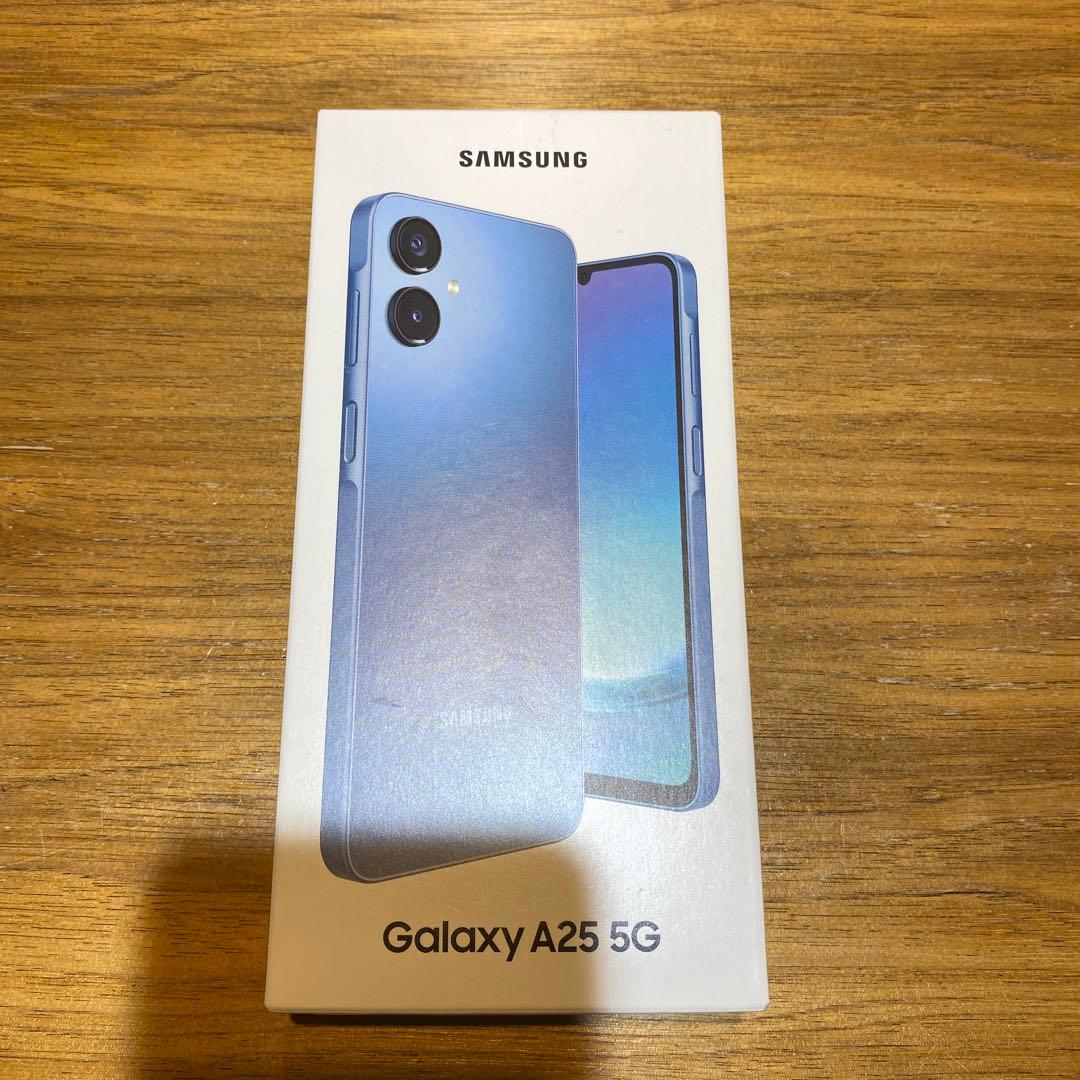 【未使用】Samsung Galaxy A25 5G 64GB Blue 本体