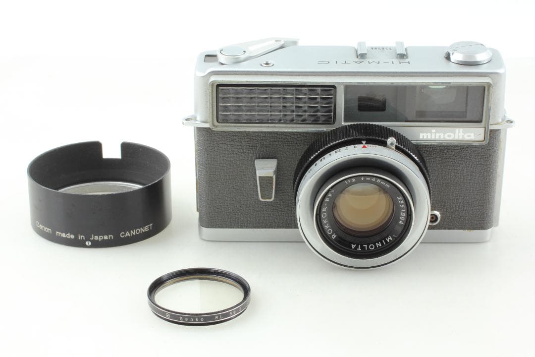 【整備済　美品】MINOLTA HI-MATIC　フィルムカメラ　 #1297