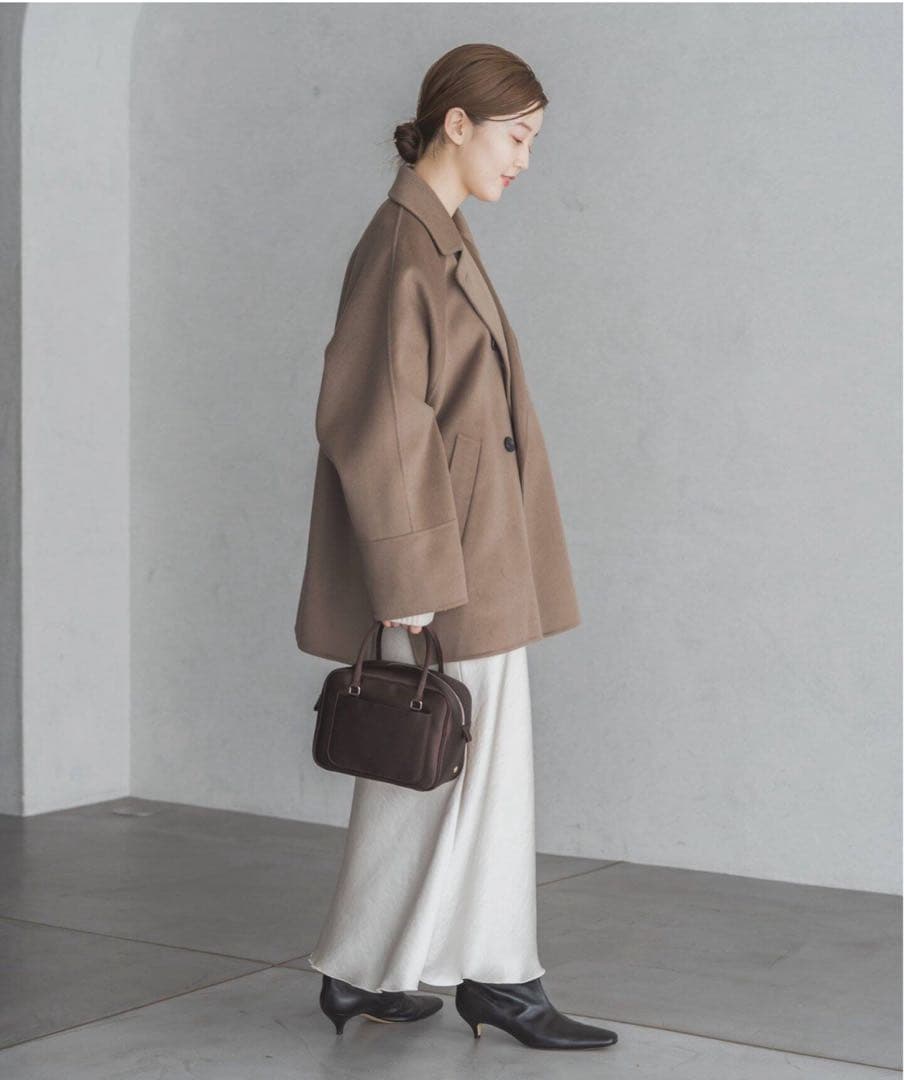 【IENA】スーパー160ダブルフェイスショートコート