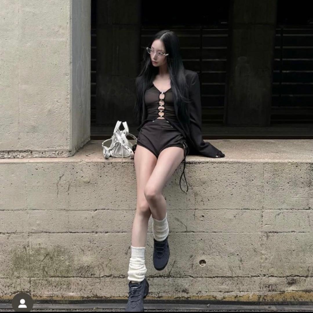 パンツ melt the lady drawstring short pants