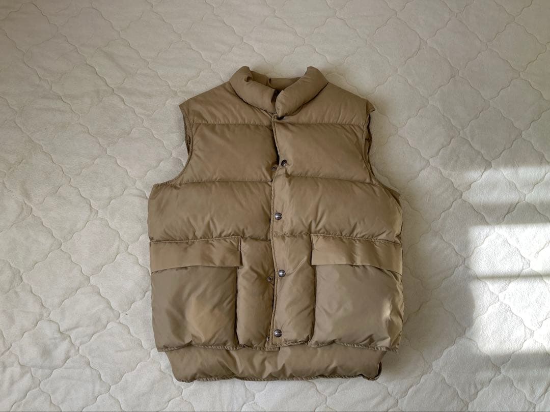 Woolrich ベージュ ダウンベスト　ビンテージ 80s USA
