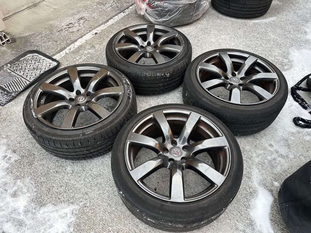 日産35GTR純正ホイールセット4本114.3Rays