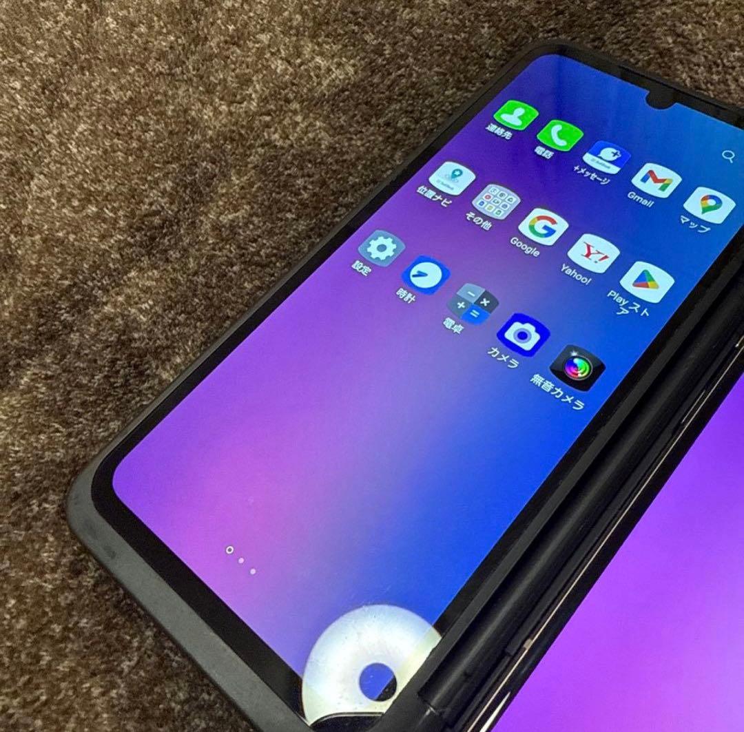 あ*】様 LG Dual Screen 画面にひびあり