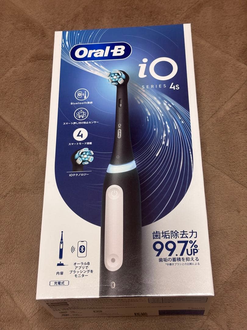 【新品】ブラウン 電動歯ブラシ オーラルB iO4S マットブラック オマケ付き