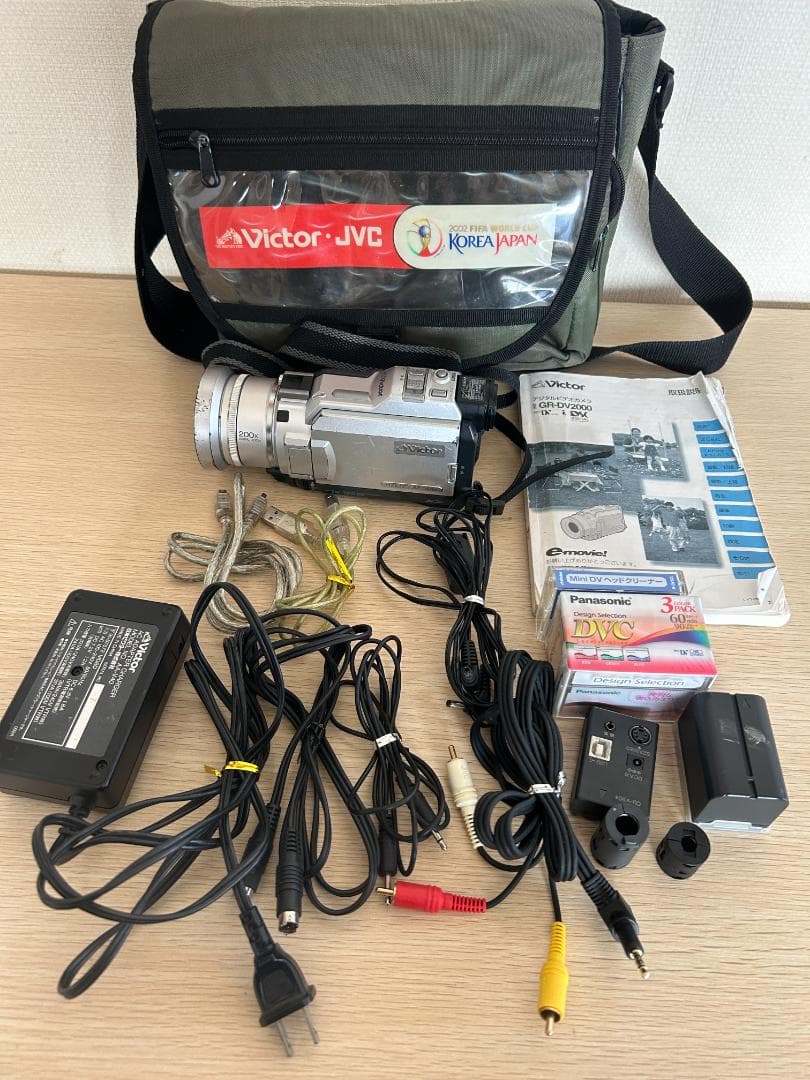 Victor GR-DV2000 動作品 MiniDV テープ付き 付属品多数