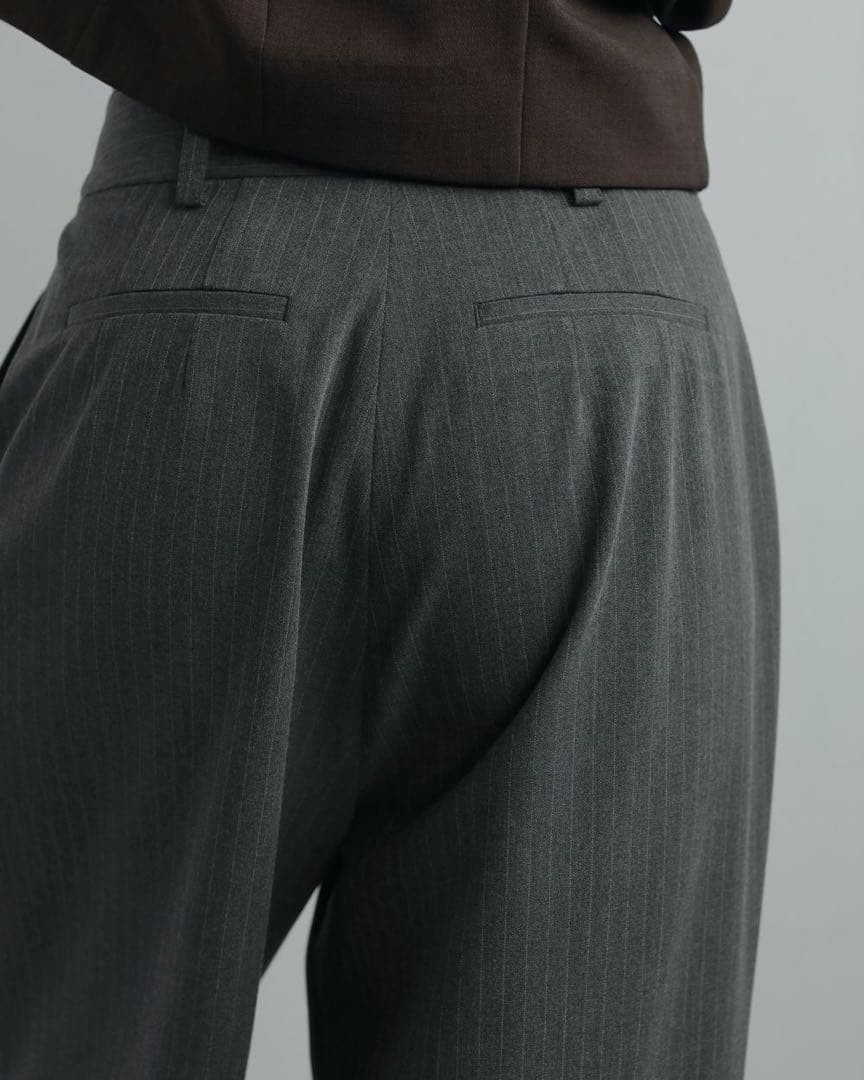 【m】 ⭐︎新品⭐︎ anuke ヘザーストレッチパンツ