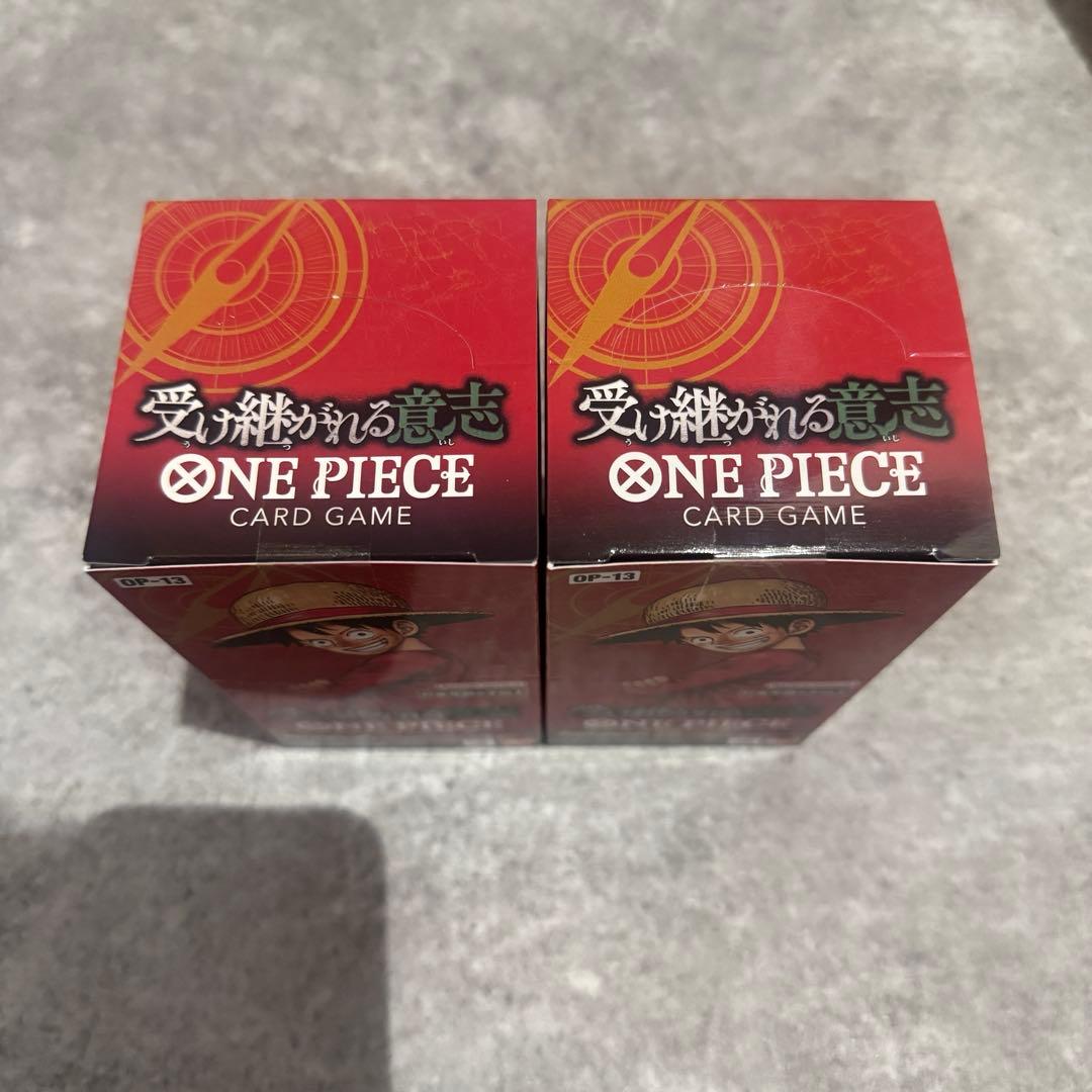 ONE PIECE カードゲーム OP-13 受け継がれる意思 未開封BOX2個